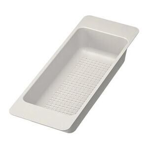 IKEA GRUNDVATTNET Colander Gray Sink Strainer Dish Drainer - NEW